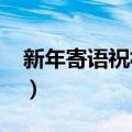 新年寄语祝福（2021新年祝福语简短的句子）