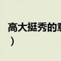 高大挺秀的意思是什么（高大挺秀是什么意思）