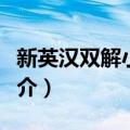 新英汉双解小词典（关于新英汉双解小词典简介）