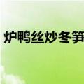 炉鸭丝炒冬笋丝（关于炉鸭丝炒冬笋丝介绍）