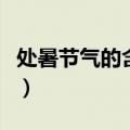 处暑节气的含义是什么（在每年公历什么时候）