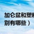 加仑盆和塑料盆的区别（加仑盆和塑料盆的区别有哪些）
