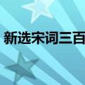 新选宋词三百首（关于新选宋词三百首简介）