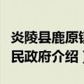 炎陵县鹿原镇人民政府（关于炎陵县鹿原镇人民政府介绍）