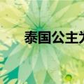 泰国公主为什么不结婚（如今来看看）