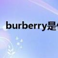 burberry是什么牌子（是哪个国家的品牌）