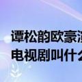谭松韵欧豪演的电视剧（谭松韵欧豪一起演的电视剧叫什么）