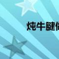 炖牛腱做法步骤（怎么做炖牛腱）