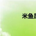米鱼是什么鱼（米鱼是啥鱼）