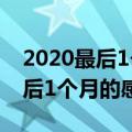 2020最后1个月的朋友圈文案说说（2020最后1个月的感慨句子）