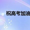 祝高考加油的句子（高考加油祝福句子）