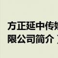 方正延中传媒有限公司（关于方正延中传媒有限公司简介）