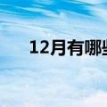 12月有哪些节日（分别是在什么时候）