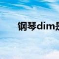 钢琴dim是什么意思（钢琴dim解释）