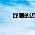 屈服的近义词（屈服有什么近义词）