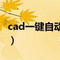 cad一键自动标注（CAD中怎样快速标注尺寸）