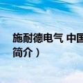 施耐德电气 中国有限公司（关于施耐德电气 中国有限公司简介）