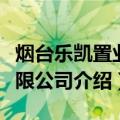 烟台乐凯置业有限公司（关于烟台乐凯置业有限公司介绍）