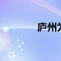 庐州为什么改名合肥（庐州）