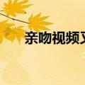 亲吻视频又摸又亲（亲吻视频有声音）