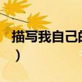 描写我自己的作文300字（描写我自己的作文）