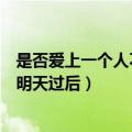是否爱上一个人不管明天过后歌词dj（是否爱上一个人不管明天过后）