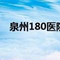 泉州180医院地址在哪里（泉州180医院）