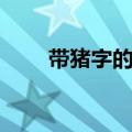 带猪字的成语大全（带猪字的成语）