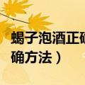 蝎子泡酒正确方法一般多久能好（蝎子泡酒正确方法）