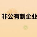 非公有制企业的地位和作用（非公有制企业）