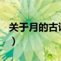 关于月的古诗句大全100个（关于月的古诗句）