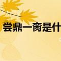 尝鼎一脔是什么意思啊（尝鼎一脔打一生肖）