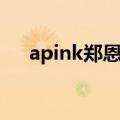 apink郑恩地退出（apink郑恩地整容）