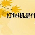 打fei机是什么意思（打飞机是什么意思）