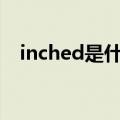 inched是什么意思（inches是什么意思）