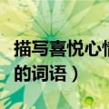 描写喜悦心情的词语四字词语（描写喜悦心情的词语）