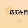 历历在目造句10字（历历在目造句）