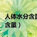 人体水分含量是日本人测出来的吗（人体水分含量）