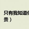 只有我知道你有多珍贵（只有你明白我有多珍贵）