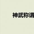 神武称谓自定义怎么弄（神武称谓）