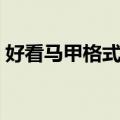 好看马甲格式大全（好看的马甲格式带符号）