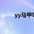 yy马甲等级对照表（yy马甲等级）