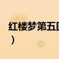 红楼梦第五回概括100字（红楼梦第五回概括）