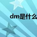 dm是什么意思切卡（dm是什么意思）
