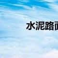 水泥路面多少钱一平米（水泥路）