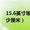 15.6英寸等于多少厘米长度（15 6英寸是多少厘米）