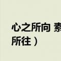 心之所向 素履以往表达什么（凡心所向素履所往）