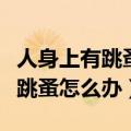 人身上有跳蚤怎么办为什么长些瘤（人身上有跳蚤怎么办）