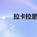 拉卡拉是什么东西（拉卡拉是什么）