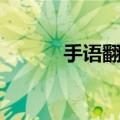 手语翻译就业前景（手语翻译）